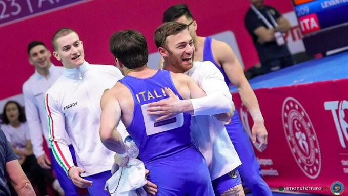 Italia d'oro agli Europei nel concorso a squadre maschile