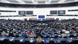 L'emiciclo dell'Europarlamento a Strasburgo