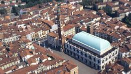 Veduta aerea del centro di Vicenza