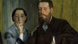 Edgar Degas: Edmond e Thérèse Morbilli, 1865