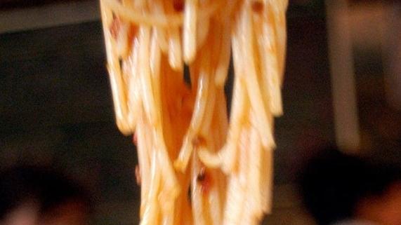 Una forchettata di spaghetti