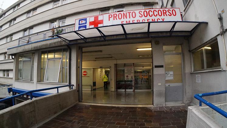 L'ingresso del pronto soccorso dell’ospedale di Arzignano