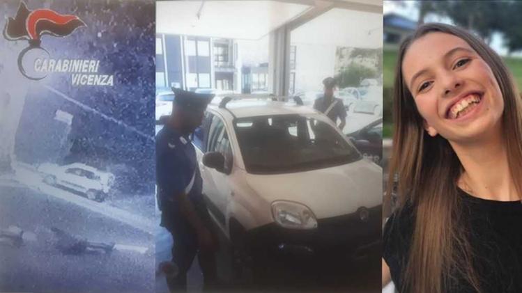 L'auto sequestrata dopo l'incidente costato la vita alla ragazzina