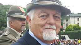 Il presidente Sebastiano Favero guida l’Ana nazionale dal 2013