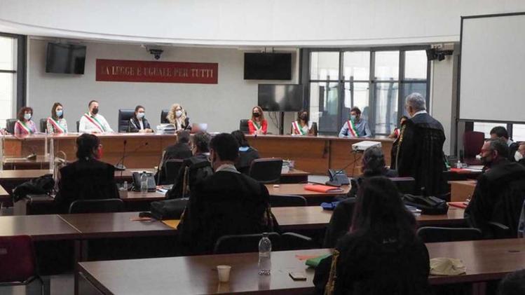 Un'udienza del maxi processo Pfas in tribunale a Vicenza (foto d'archivio)