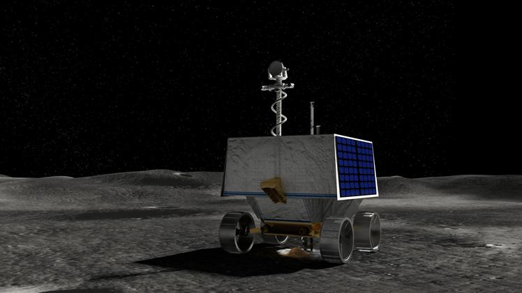 Nel disegno idella Nasa il Rover Viper sulla superficie della Luna, tappa per le future missioni  sul satellite