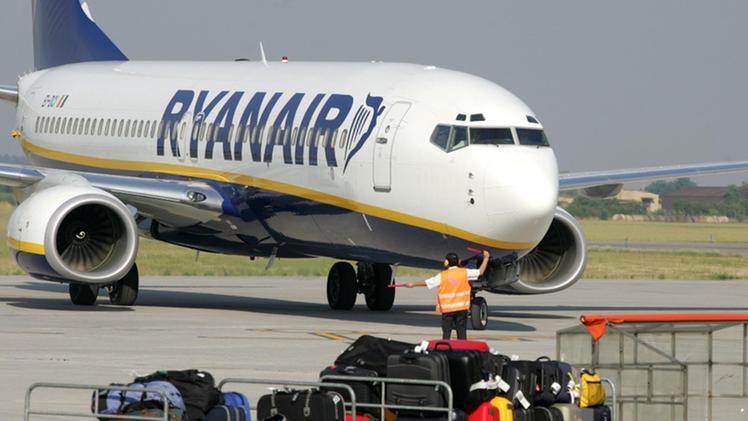 Un aereo della Ryanair (Foto Archivio)