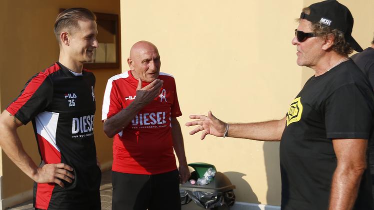 L'ex capitano del Padova saluta il patron Renzo Rosso che ha chiesto alla squadra tante vittorie