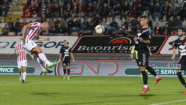 Vicenza - Mantova, il secondo gol firmato da Dalmonte (Foto STUDIOSTELLA)