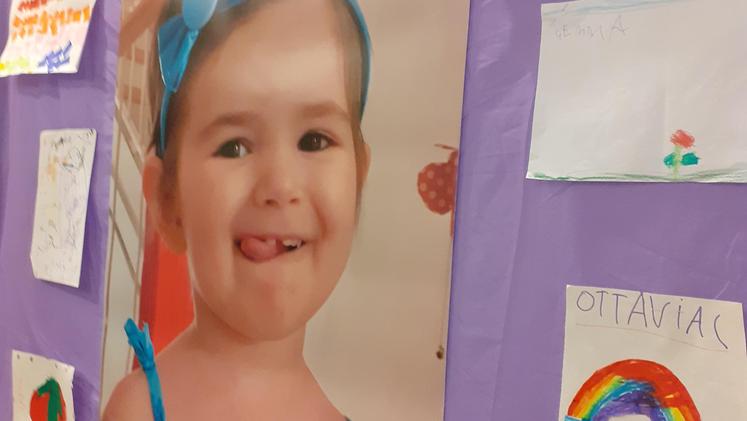 La piccola Ottavia Casarotto, morta a 4 anni per una malattia incurabile