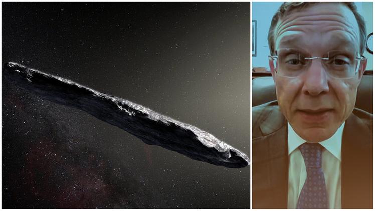 Lo scienziato Abraham Loeb in collegamento e l’Oumuamua: secondo Loeb è un oggetto che presenta troppe stranezze per essere considerato di origine naturale